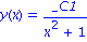 y(x) = _C1/(x^2+1)