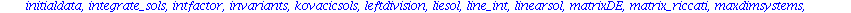 [DEnormal, DEplot, DEplot3d, DEplot_polygon, DFactor, DFactorLCLM, DFactorsols, Dchangevar, FunctionDecomposition, GCRD, LCLM, MeijerGsols, PDEchangecoords, RiemannPsols, Xchange, Xcommutator, Xgauge,...